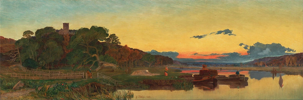 Frederick Sandys-105-Whitlingham, Norfolk - Yale Center for British Art, New Haven